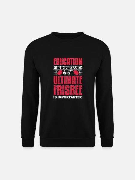Ultimate Frisbee - Unisex Sweatshirt - black