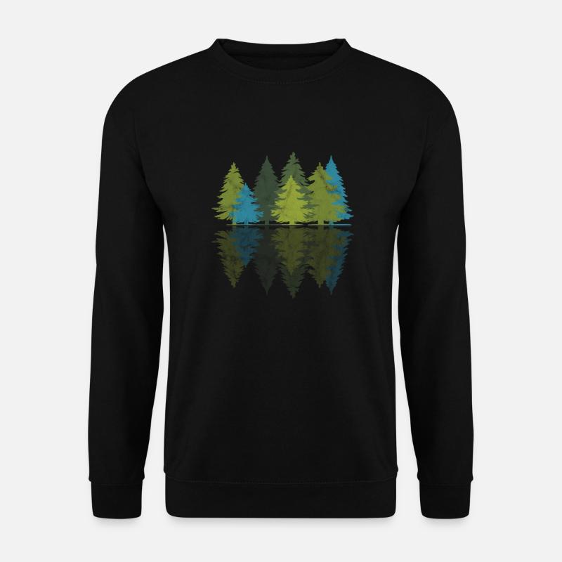Wald - Unisex Pullover - Schwarz