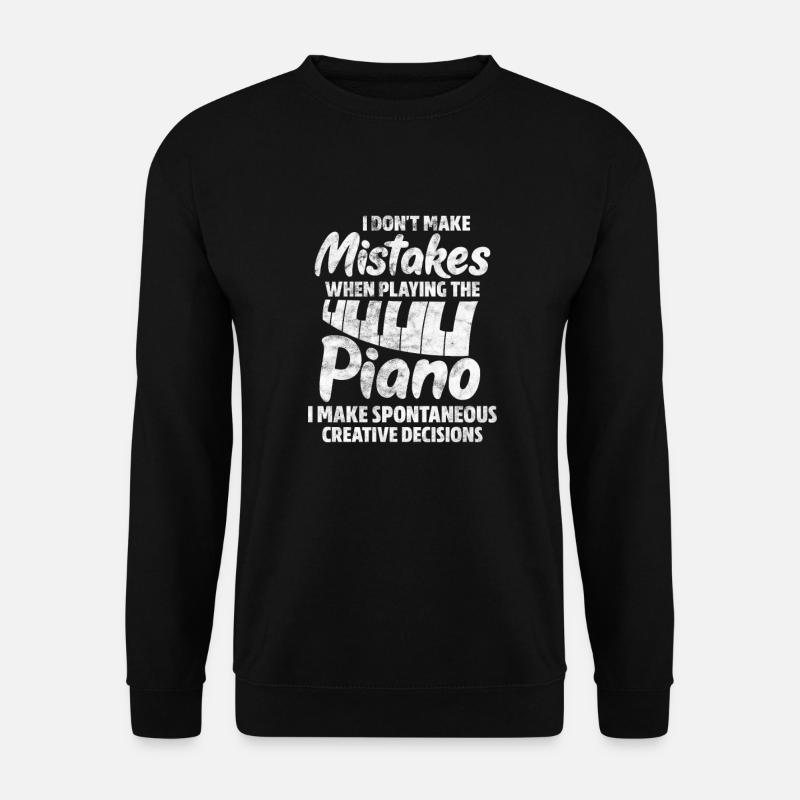 Piano - Unisex Sweatshirt - black