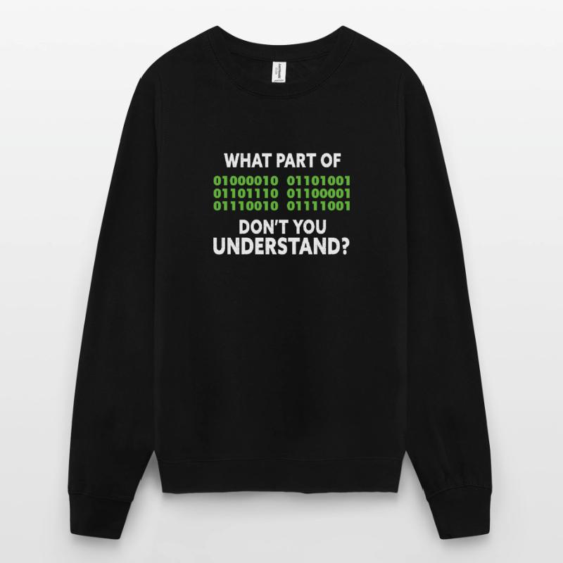 Programmeur Compuer Nerd Coder Software Cadeau Sweat-shirt Unisexe