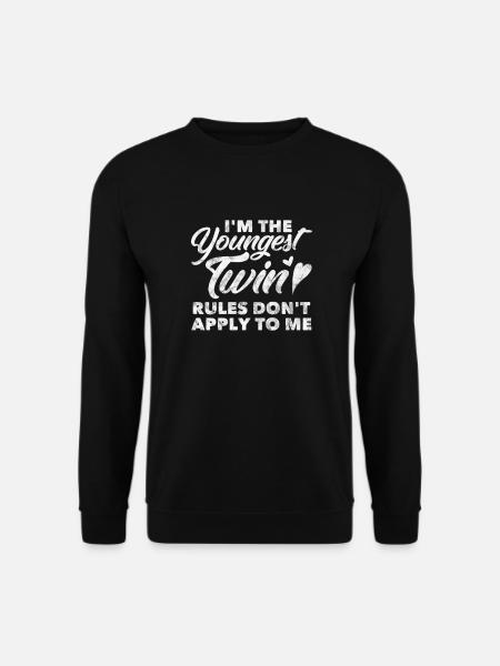 Jumeaux - Sweat-shirt Unisexe - noir
