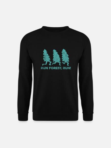 Forêt - Sweat-shirt Unisexe - noir
