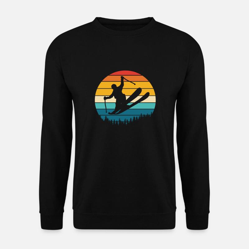 Ski - Sweat-shirt Unisexe - noir