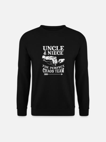 Onkel Nichte - Unisex Pullover - Schwarz