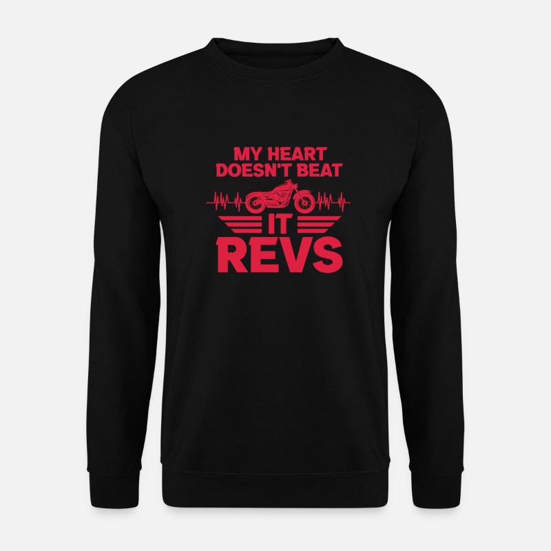 Biker - Unisex Pullover - Schwarz