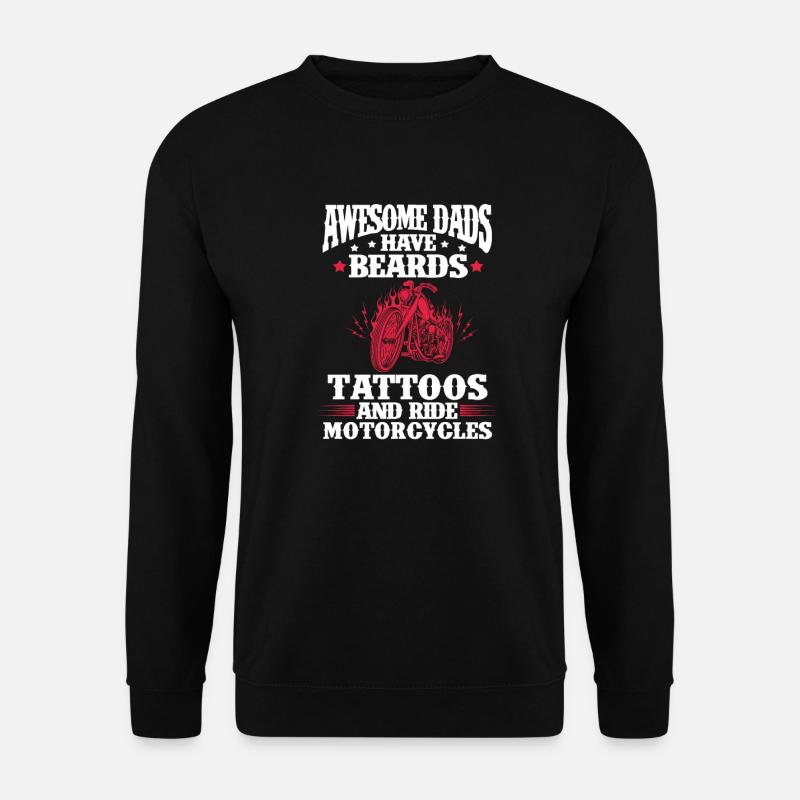 Biker Dad - Unisex Sweatshirt - black