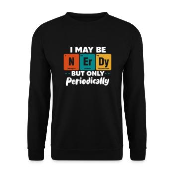 Chimie - Sweat-shirt Unisexe - noir - Devant - Alina (178cm) & Michal (187cm)