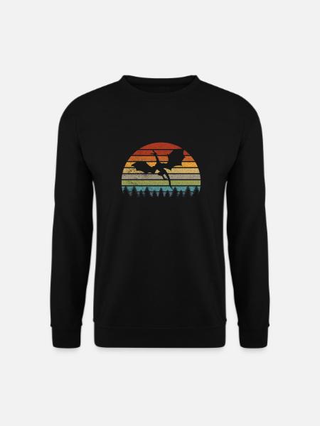 Drache - Unisex Pullover - Schwarz