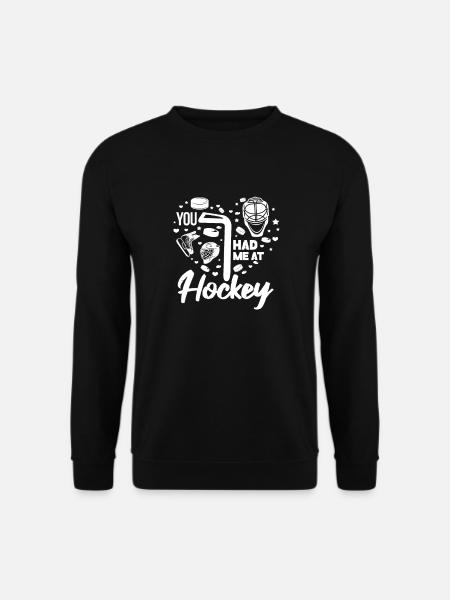 Eishockey - Unisex Pullover - Schwarz