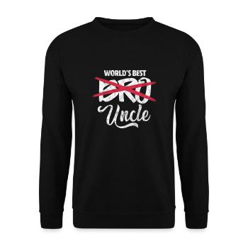 Uncle - Unisex Sweatshirt - black - Front - Alina (178cm) & Michal (187cm)