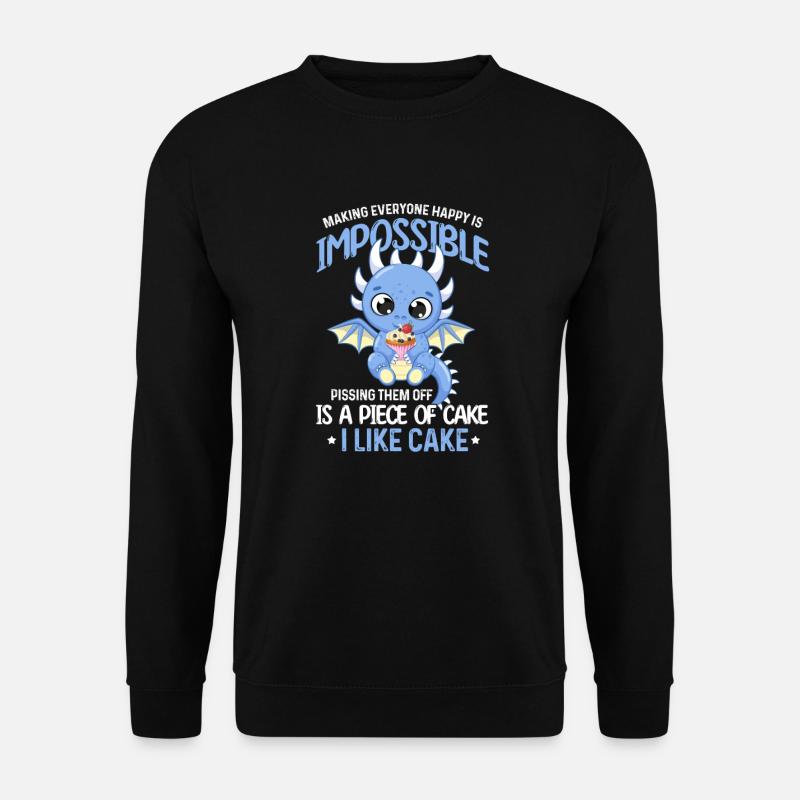 Drache - Unisex Pullover - Schwarz