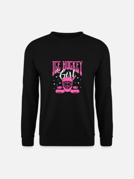 Hockey Girl - Unisex Pullover - Schwarz