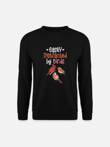 Ornithologie Vögel Beobachten Ornithologe Birding - Unisex Pullover - Schwarz