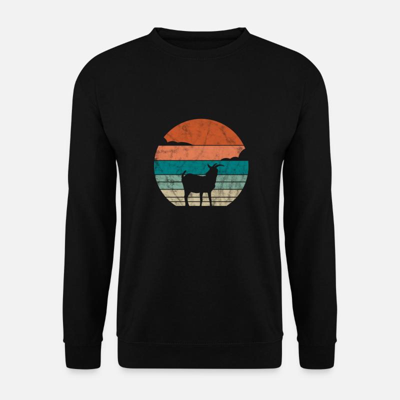 Ziege - Unisex Pullover - Schwarz