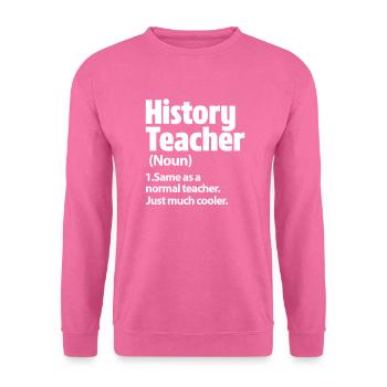 History - Unisex Sweatshirt - pink - Front