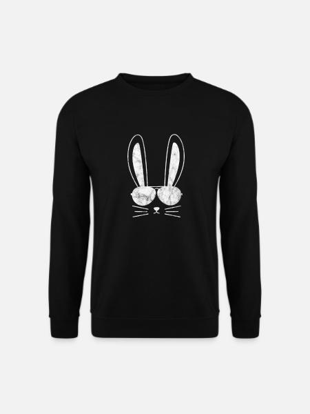 Rabbit Rabbit Easter Long-eared Gift - Unisex Sweatshirt - black