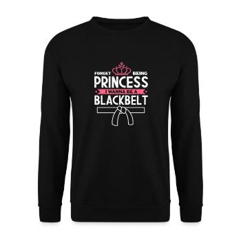 Jiu Jitsu Girl - Unisex Pullover - Schwarz - Vorne - Alina (178cm) & Michal (187cm)