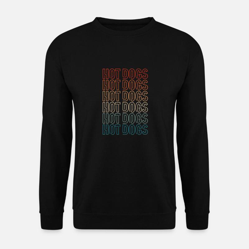 Hot Dog - Unisex Pullover - Schwarz