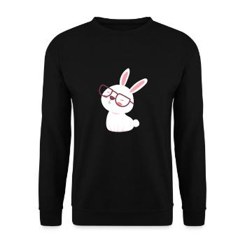 Hare - Unisex Sweatshirt - black - Front - Alina (178cm) & Michal (187cm)