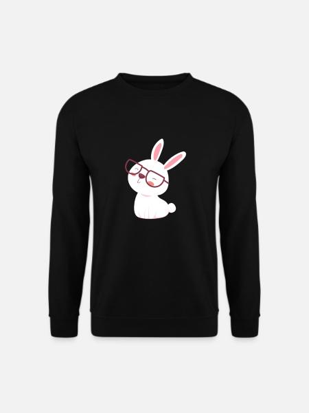 Hase - Unisex Pullover - Schwarz