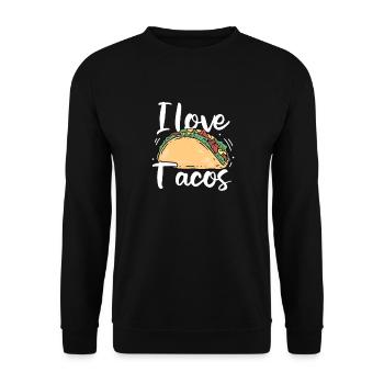 Taco - Unisex Sweatshirt - black - Front - Alina (178cm) & Michal (187cm)