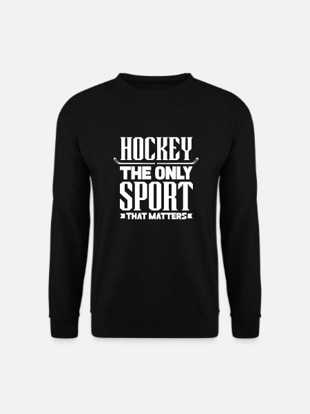 Eishockey - Unisex Pullover - Schwarz
