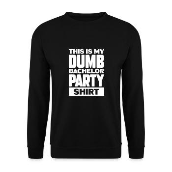 Bachelor party - Unisex Sweatshirt - black - Front - Alina (178cm) & Michal (187cm)
