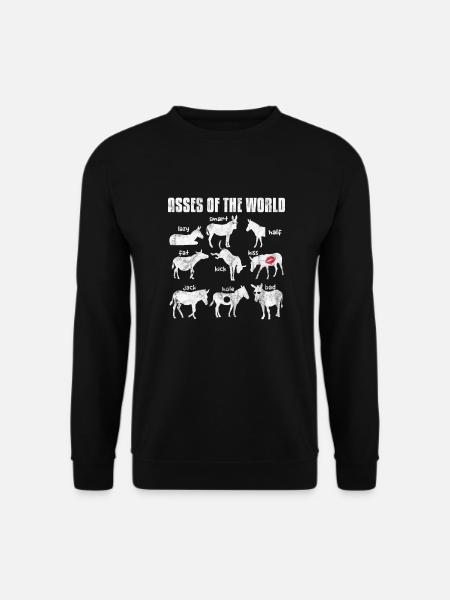 Âne - Sweat-shirt Unisexe - noir