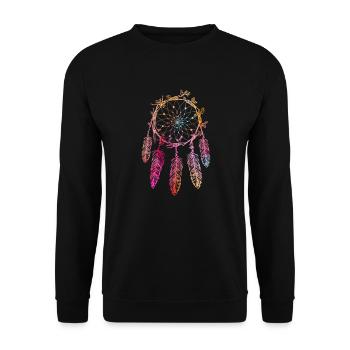 Indien - Sweat-shirt Unisexe - noir - Devant - Alina (178cm) & Michal (187cm)