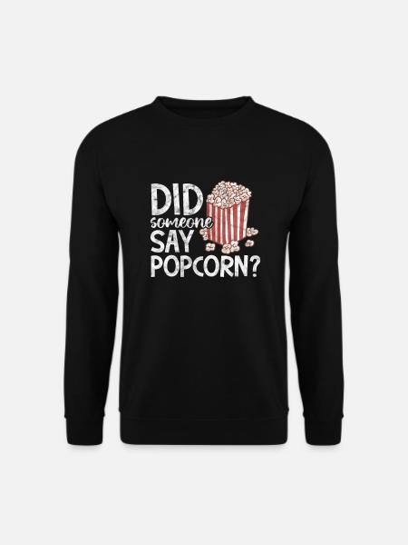 Popcorn - Unisex Sweatshirt - black
