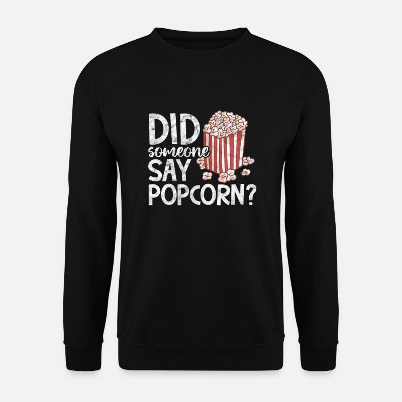 Popcorn - Unisex Pullover - Schwarz
