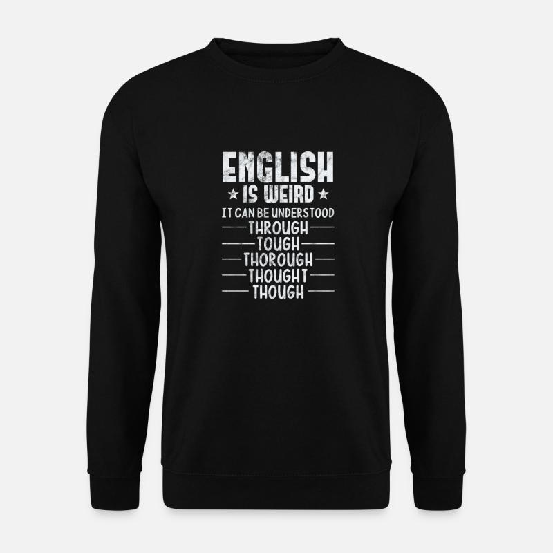 Grammatik Lehrer Englisch - Unisex Pullover - Schwarz