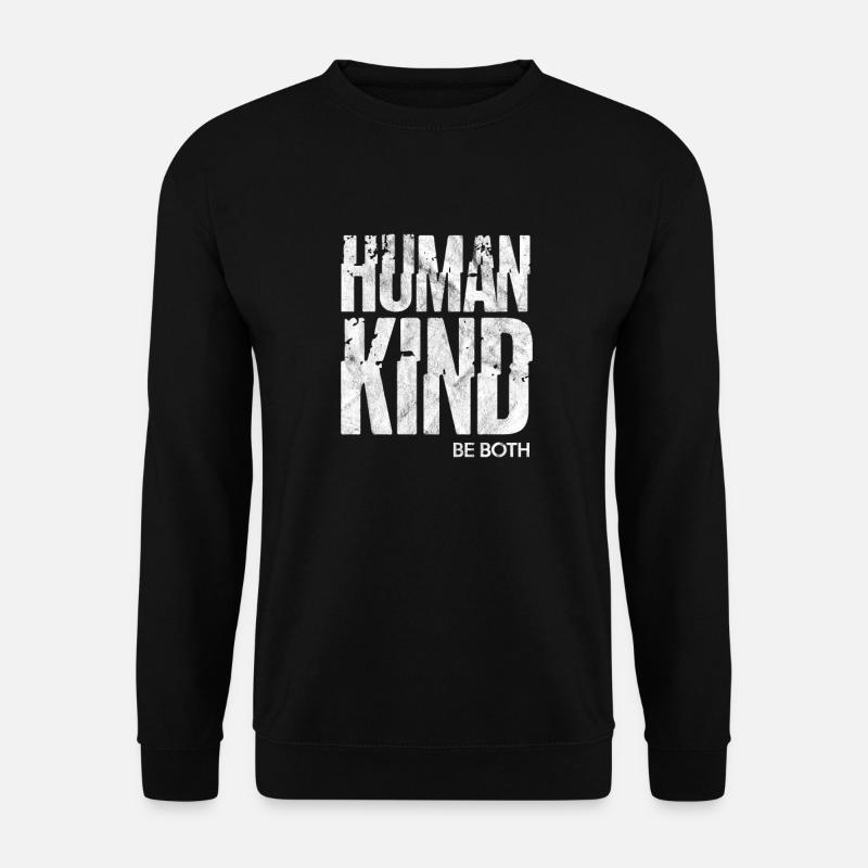 Menschenrechte Antirassismus Toleranz Geschenk - Unisex Pullover - Schwarz