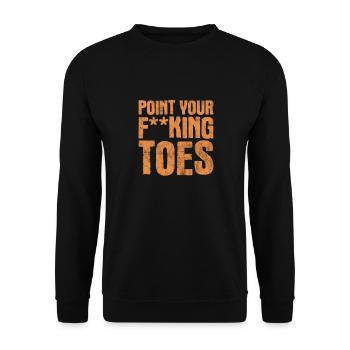 Pole Dance - Unisex Pullover - Schwarz - Vorne - Alina (178cm) & Michal (187cm)