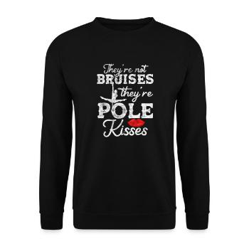 Pole Dance - Unisex Pullover - Schwarz - Vorne - Alina (178cm) & Michal (187cm)
