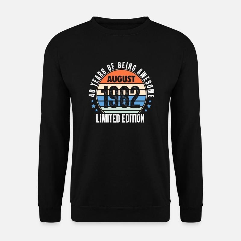 August 1982 - Unisex Sweatshirt - black