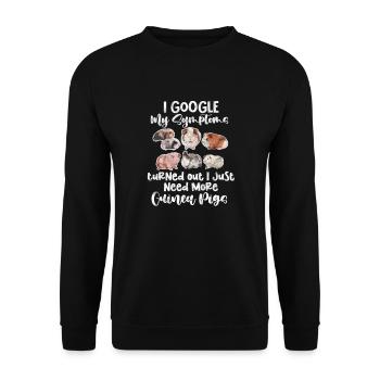 Cobaye - Sweat-shirt Unisexe - noir - Devant - Alina (178cm) & Michal (187cm)
