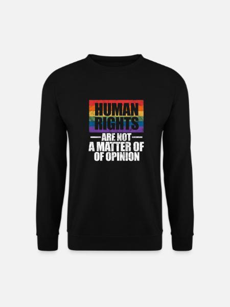 Menschenrechte Antirassismus Toleranz Geschenk - Unisex Pullover - Schwarz