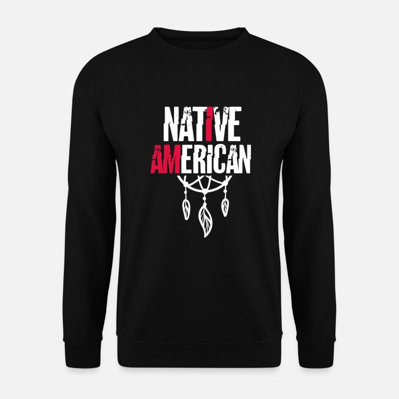 Indianer - Unisex Pullover - Schwarz
