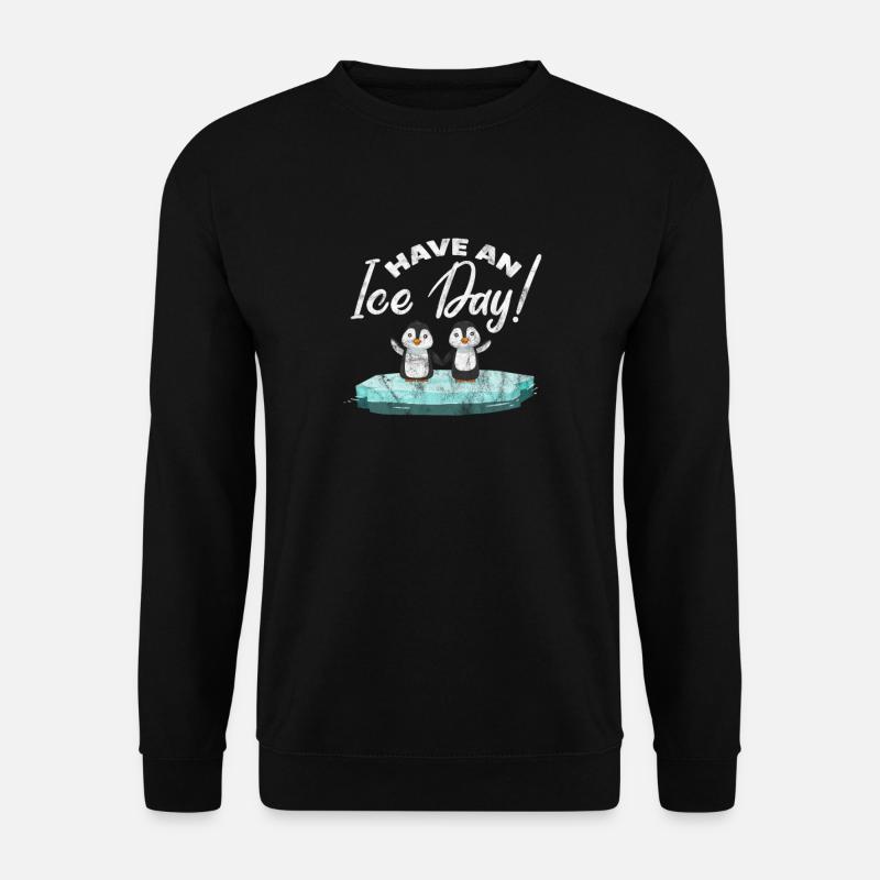 Penguin - Unisex Sweatshirt - black
