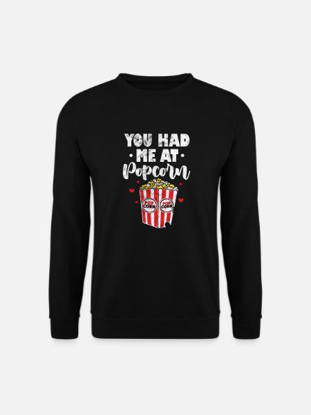 Pop-corn - Sweat-shirt Unisexe - noir