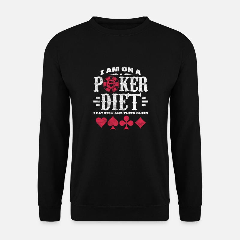 Poker - Unisex Pullover - Schwarz