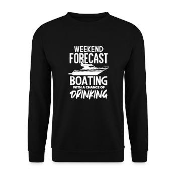 Capitaine - Sweat-shirt Unisexe - noir - Devant - Alina (178cm) & Michal (187cm)