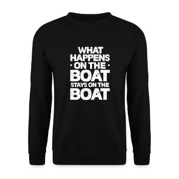 Capitaine - Sweat-shirt Unisexe - noir - Devant - Alina (178cm) & Michal (187cm)