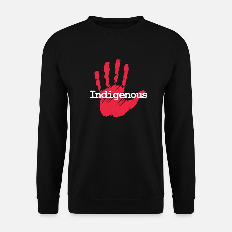 Indianer - Unisex Pullover - Schwarz