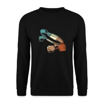 Longboard - Sweat-shirt Unisexe - noir - Devant - Alina (178cm) & Michal (187cm)
