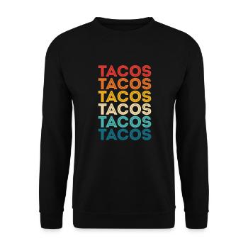 Taco - Unisex Sweatshirt - black - Front - Alina (178cm) & Michal (187cm)