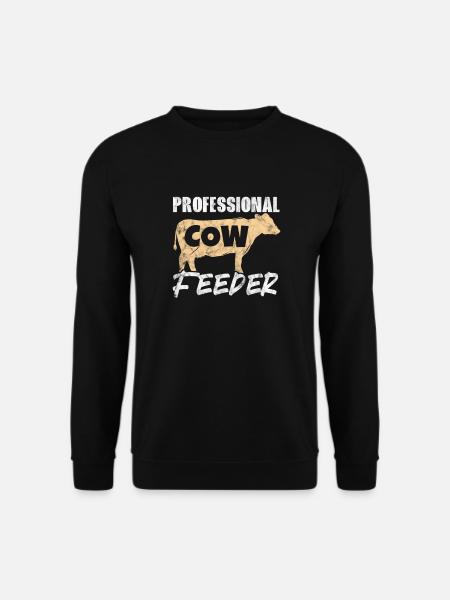 Cow Cow Cows Farm Farmer Gift - Unisex Sweatshirt - black