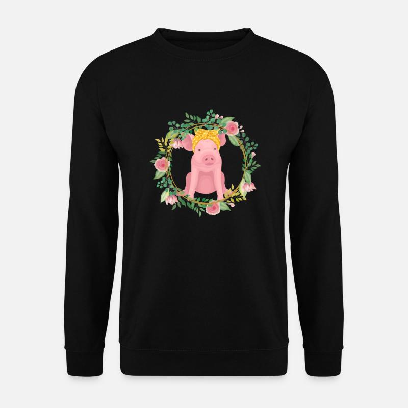 Schwein - Unisex Pullover - Schwarz