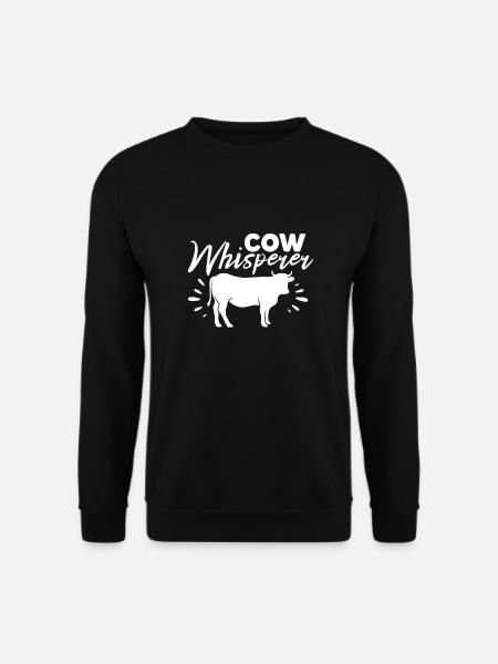Kuh - Unisex Pullover - Schwarz